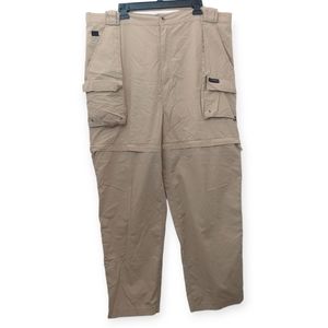 Coleman Outdoors Men's Size XL Angler Zip Off Pants Shorts Lightweight